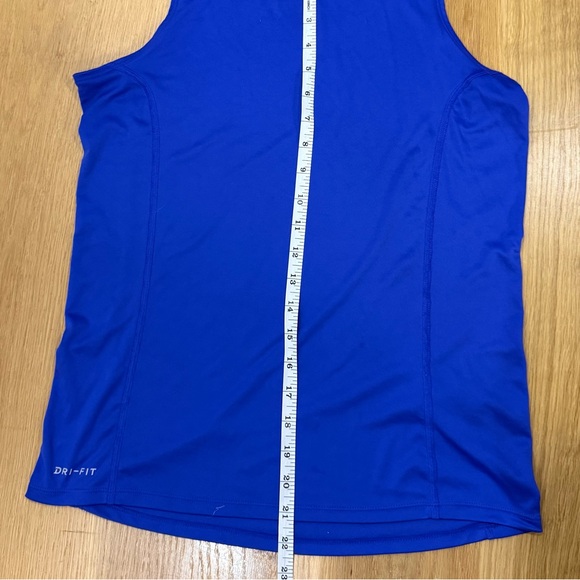 3/$20 Nike Top Women's Dri-Fit Miler Running Workout Tank Top Blue Women’s Small - Picture 7 of 7